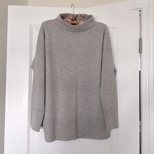 Nordstrom Signature high boat neck cashmere sweater